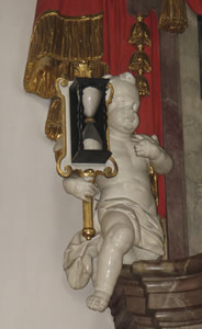 Alegoría del tiempo. Catedral de Sankt Gallen (Suiza)